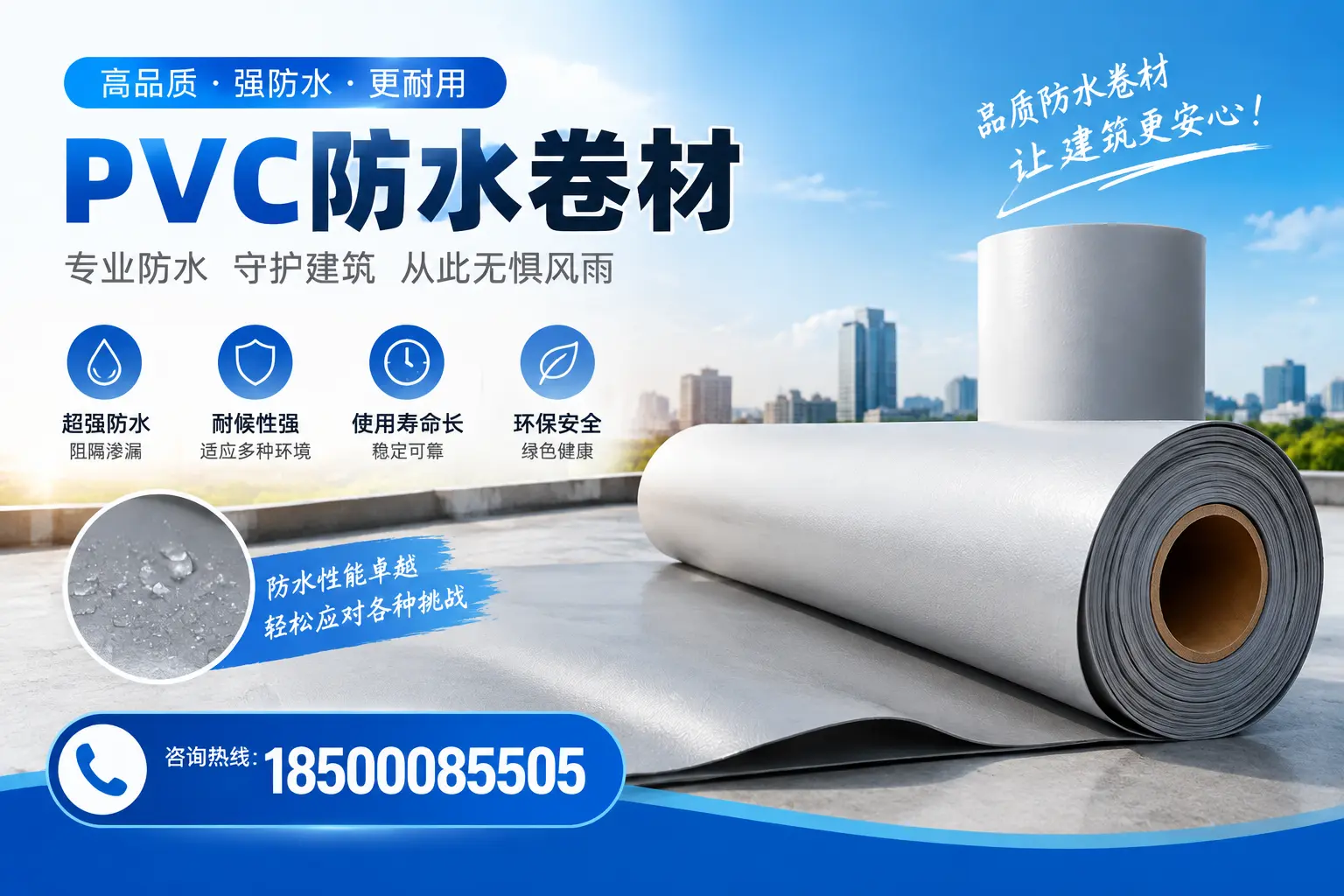 如何选择高质量的PVC防水卷材?阳泉消费者必看指南